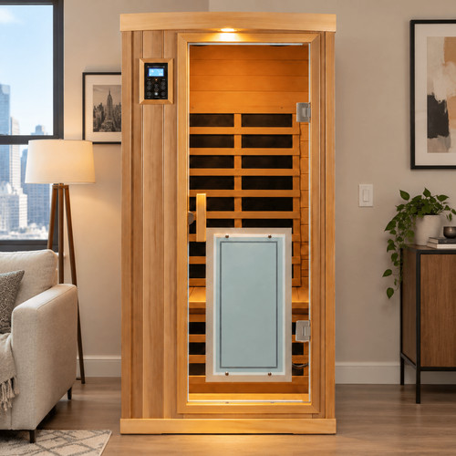 Low emf red cedar sauna - low,