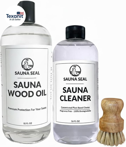 Sauna care set - care, wood