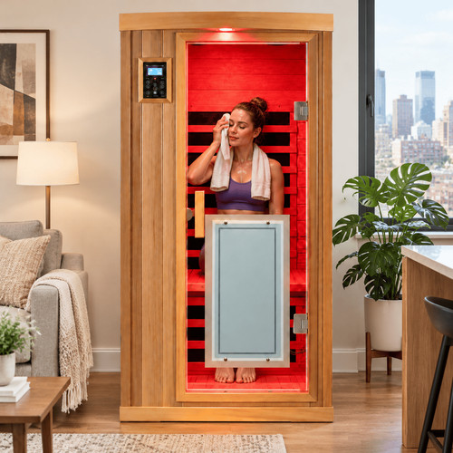 Red cedar sauna far infrared - sauna,