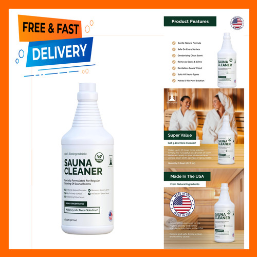 Sauna cleaner natural wood - sauna,