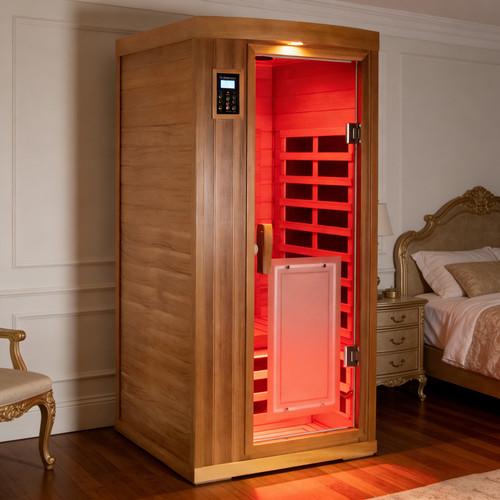 Red cedar sauna far - sauna, infrared