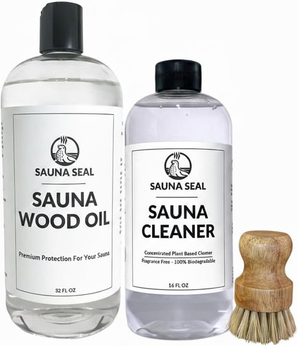 Sauna care set - -, wood