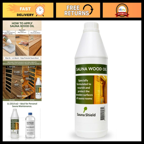 Sauna wood oil - 34,